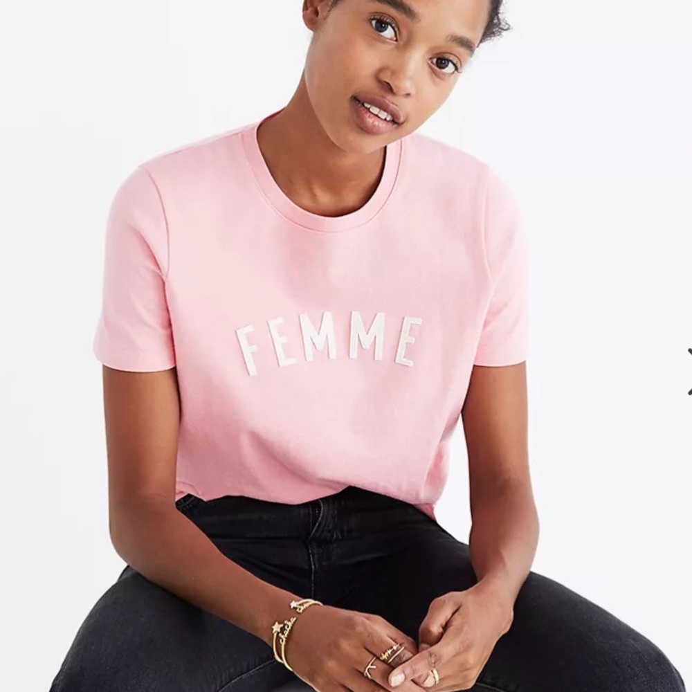 Madewell Pink Femme Tee